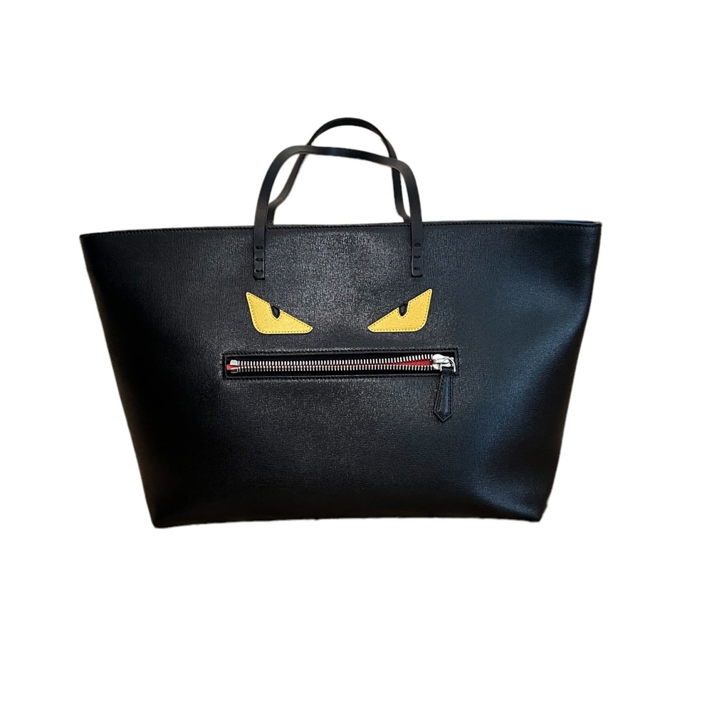 FENDI MONSTER TOTE from 2015 RUNWAY in BLACK
